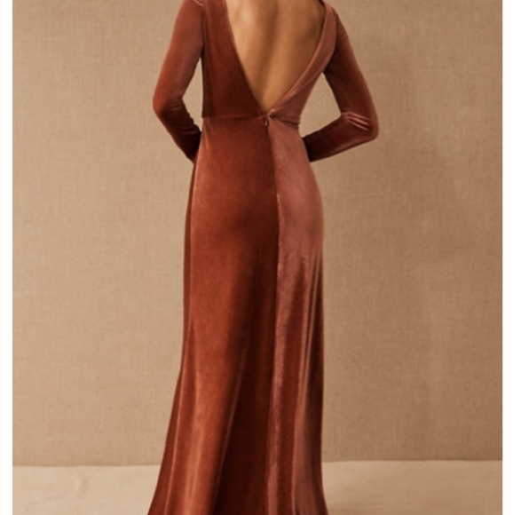 New Jenny Yoo Logan Velvet Dress/Gown Formal - Picture 9 of 11